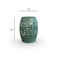 thumbnail image 5 of A.H. by Horizon Interseas Artisan Aqua Garden Stool/ Side Table, 5 of 5