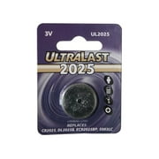 Ultralast(R) UL2025 UL2025 CR2025 Lithium Coin Cell Battery