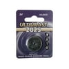 ULTRALAST UL2025 1-pack 150mAh 2025 Lithium Coin Cell Batteries