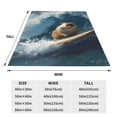 thumbnail image 3 of Sikiie Surfing Guinea Pig Ultra-Soft Micro flannel Blanket Luxury All Seasons Warm Blanket for Bedding Sofa and Travel (4 sizes)-40"x30", 3 of 7