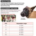 thumbnail image 3 of CollarDirect Bozal para perro – Protector bucal ajustable de nailon tribal suave y transpirable para perros pequeños, medianos, antimasticación, ladridos y mordeduras, 3 of 5