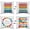 Color-1, variant on Inspirational Grounding Technique Pillow Covers Set of 2 18x18 Inch Reversible "All Feelings Are Okay" Throw Pillow Covers for Home Mental Health Therapist Office Decorative Cushion Covers Perfect