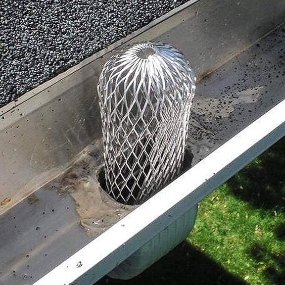 OUNONA Aluminum Gutter Guard Filters, , 4-Pack Leaf for Gutters