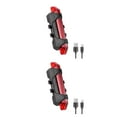thumbnail image 2 of relayinert USB Bike Tail Light Bicycle Safety Cycling Reminding Rear Lamp Waterproof Taillight Wide Range Accessories Gear Red 2Set, 2 of 6