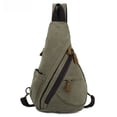 thumbnail image 2 of Bolso de hombre, bolso de lona de moda para el pecho, bolso cruzado informal para el hombro, mochila pequeña de viaje, 2 of 4