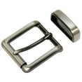 thumbnail image 1 of Replacement Roller Buckle And Keeper Set For 30mm Wide Belt Old Nickel Finish, 1 of 3