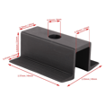 thumbnail image 4 of 30 x Centre Clamp PV Solar Panels, Black, Module Clamp for All Frame Heights, Solar Panels Bracket for Solar Panels Roof, 4 of 9