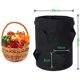 thumbnail image 3 of Bolsa de plantación de fresas, bolsas de plantas con 2 asas y 8 bolsas de cultivo laterales, bolsa de plantación, bolsa de cultivo, bolsa de plantación para fresas, tomates, ajo, cebollas, paquete de TUNC Sencillez, 3 of 4