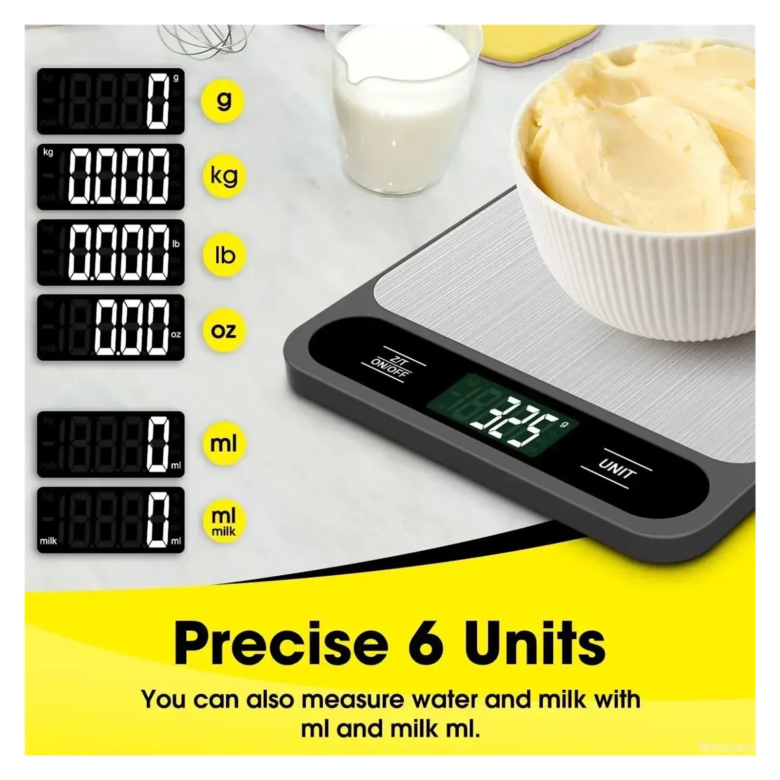 Digital Kitchen Scale Weight Scale Usb Food Coffee Scales Smart Electronic Waterproof Digital Scale