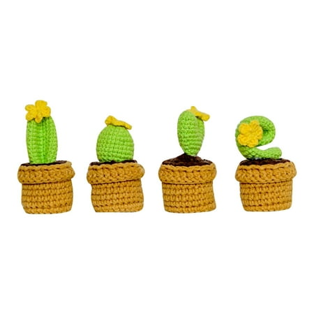 

Pan Ornament Small Ornament Colorful Ornament Set And Ornament Elegant Ornament Big Ornament Hand Woven Potted Wool Flowers Finished Home Furnishings Small Bonsai Suitable For Home Living Room