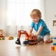 thumbnail image 4 of Children's Engineering Vehicle Excavator Toy Bulldozer Tipping Bucket Shovel Street Vendor Car Model, 4 of 9