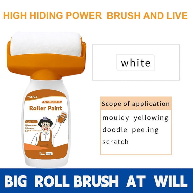 Small Roller Wall Patching Brush Wall Repair Paste Roller For DIY Repair Removel Wall Advertisements Dirty Shoe Prints