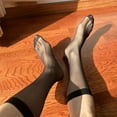 thumbnail image 4 of Mens Ultra-thin Socks Wear Traceless See-Through Stockings Dress Suit Socks, 4 of 12
