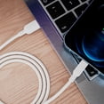 thumbnail image 5 of onn 6' Lightning to USB-C Charging Cable for iPhone, iPad, Mfi Certificated, White, Single Pack, 5 of 5