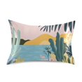 thumbnail image 7 of Yayeee Pillowcase King Size Set of 2 Satin Wrinkle Resistant Pillow Case, Boho Style Sun, 7 of 7