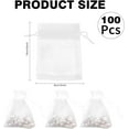 thumbnail image 2 of BOEIAC Organza Bags, White Organza Bags, 50Pcs, Sheer Organza Bags 3 x 4 inch, Jewelry Gift Bags, Party Favor Bags with Drawstring, Mesh Gift Pouches Mini Candy Bags for Wedding Christmas Party, 2 of 10