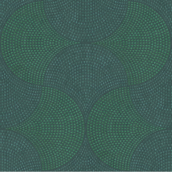 Advantage Bel Air Teal Fan Wallpaper