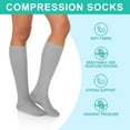 thumbnail image 5 of 3 Pairs Copper Compression Socks for Women & Men Circulation 15-20 mmhg - Better Blood Flow, Swelling, Best Support for Medical, Running, Nursing, 5 of 6