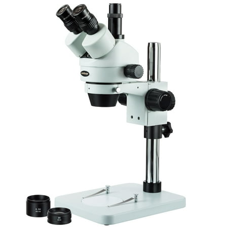 AmScope 3.5X-90X Zoom Trinocular Stereo Microscope with Table Pillar Stand price history on PriceWatchPro