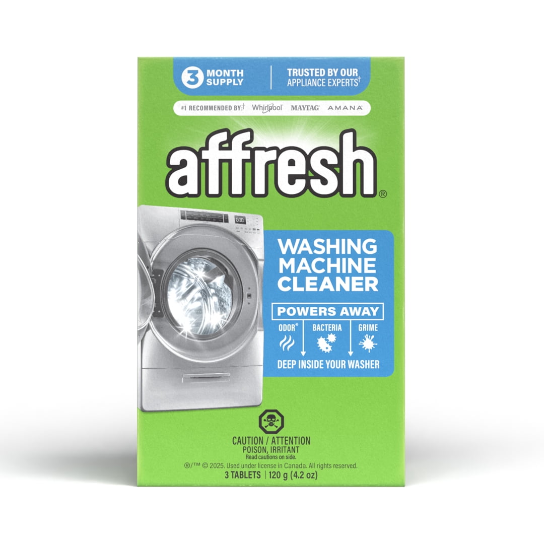 Affresh® Washing Machine Cleaner 3 Tablets/120 Grams - Walmart.ca