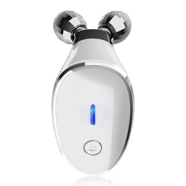 BeautifyEase Microcurrent Face Massager Roller, 5-in-1 Face Lifting Device, White