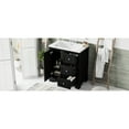 thumbnail image 6 of 30-inch Bathroom Vanity - Black Ceramic Sink With Overflow 3 Drawers And Adjustable Shelf Construction & Style Basin Ample Storage Space Elegant Design, 6 of 7