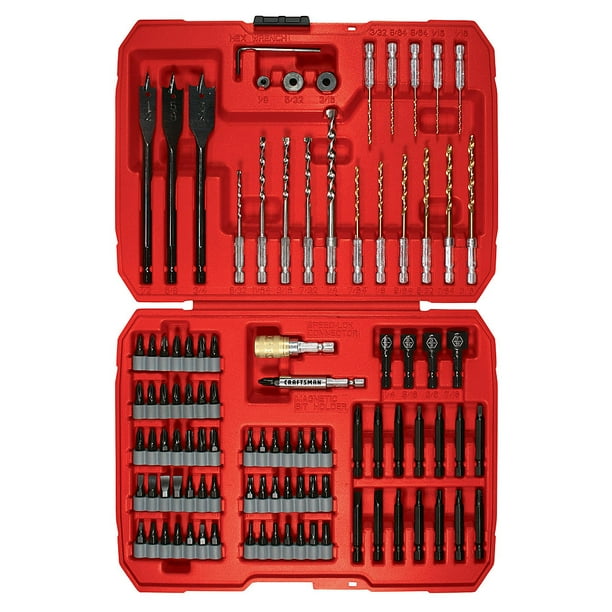 Craftsman SpeedLok Impact Drill and Drive Bit Bits Set 100piece Tool
