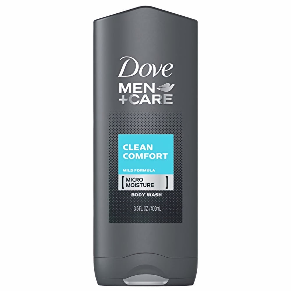 Dove Men+Care Body Wash and Face Wash Clean Comfort 13.5 oz (Pack of 10)
