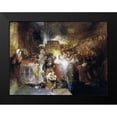 thumbnail image 2 of Turner, Joseph M.W. 14x12 Black Modern Framed Museum Art Print Titled - Pilate Washing His Hands, 2 of 5