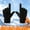 Black, variant on Winter Gloves,Winter Warm Gloves Riding with Thick Velvet Outdoor Windproof Knitted Yarn Student Touchscreen Cold Gloves Female Thermal Gloves Women Gloves for Cold Weather Clearance Grey A