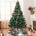 thumbnail image 7 of Yiaed Skulls Roses Print Christmas Tree Skirt , Tree SkirtsTree Mat for Christmas Winter Holiday Indoor Decorations-30", 7 of 7