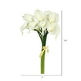 thumbnail image 5 of Vickerman 14'' Artificial White Calla Lily. Eight stems per pack., 5 of 8