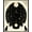 Black Ivory Gold, Pattern 2, variant on ODIKA 8'x10' Washable Area Rug Non-Slip Chair-Friendly Mat Goth Mystical Minimalist Phase Border Gothic Arch Motifs Tossed for Dining Room, Large Office, Lounge