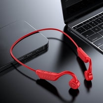 Wireless Earbuds 75hrs Bluetooth 5.3 Headphone Sport, 2024 Bluetooth Earbuds Stereo Deep Bass Over Ear Bud with Earhooks, ENC Noise Cancelling Mic, IPX7 Waterproof Earphone for Workout/Running - Red