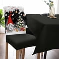 thumbnail image 6 of Chair Covers for Dining Room Set of 6,Gnome Pine Tree Xmas Ball on Gray Stretch Seat Protector Removable Washable Chairs Slipcovers for Kitchen Banquet Wedding Hotel,Winter Fir Leaves Snowflake, 6 of 6