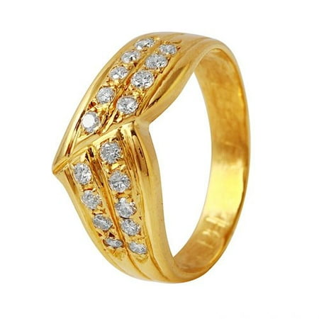 Foreli 0.54CTW Diamond18K Yellow Gold Ring MSRP$6210.00