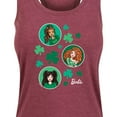 thumbnail image 3 of Barbie - St. Patrick's Day St. Paddys Collage - Women's Racerback Tank Top, 3 of 5