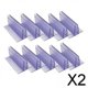 thumbnail image 1 of Paquete de 2-6, 10 Uds., soporte de Clip, promoción transparente para almacén, restaurante, 7,5 cm x 2 piezas, 1 of 8