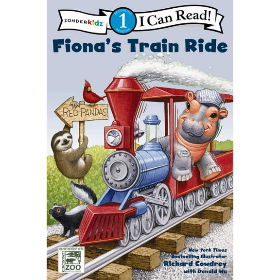 I Can Read! / A Fiona the Hippo Book Fiona's Train Ride: Level 1, (Paperback)