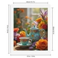 thumbnail image 2 of Paint by Numbers Kit for Adults, Tea Set Floral Garden Scene Paint by Numbers, Easy Paint by Numbers Kit for Adults Beginner, DIY Adult Paint by Number Kits on Canvas, Home Decor, 2 of 7