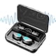 thumbnail image 1 of Auriculares inalámbricos Bluetooth TWS con linterna LED Auriculares con cancelación de ruido Auriculares para llamadas manos libres Compatible con entrada de tarjeta TF Reproductor de MP3 con estuche, 1 of 8