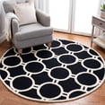 thumbnail image 2 of SAFAVIEH Cambridge CAM145E Handmade Black / Ivory Rug, 2 of 9