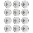 thumbnail image 3 of Canning Lids, 12pcs SplitType Jar Lid, Canning Lid Lids Bands Regular Wide Mouth Stainless Steel Mason Jar SplitType Lids To Store Spices Candies Biscuits Cereals Dishwasher, 3 of 8