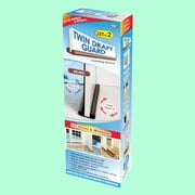 Home Goods - Twin Draft Guard for Doors & Windows Interior Stops Heat and Cold Air - Brown