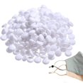 thumbnail image 1 of 100pcs White Sewing Elastic Mask Band With Adjustable Buckle Elastic Ear Loop Strap Earmuff Rope For Mask, 1 of 4