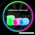 thumbnail image 2 of Fluorescent Car Tire Valve Cap Luminous Bike Tire Valve Stem Caps Un XUH, 2 of 6
