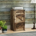 thumbnail image 6 of Ktaxon Wood File Cabinet with Lock 3-Drawer Lateral Office Filing Organizer  with Rustic Metal Handles for Home Office, Rustic Gray, 6 of 11