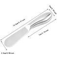 thumbnail image 4 of Stainless Steel Hollow Handle Cheese Butter Knife - Sharp, Ergonomic, for Baking and Entertaining, 4 of 8