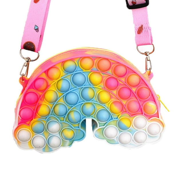 Hombro De Juguete Sensorial De Burbuja De Empuje, Juguetes Para Aliviar El Estrés, Juguete De Descompresión De Silicona, Regalos De Navidad Para Niños Y Adultos seitruly HA040255-06