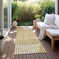 thumbnail image 6 of Addison Rugs Chantille Indoor/Outdoor Transitional Geometric, Abstract Gold Washable Runner Rug, 2'3" x 7'6", 6 of 6